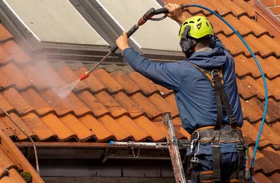 Démoussage et hydrofuge de toiture à Renty